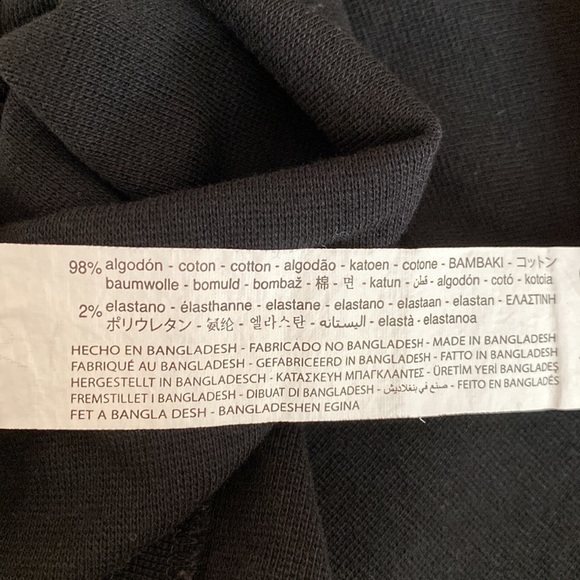 [S] Zara Cropped Short Sleeve Top | Black - Picture 4 of 4